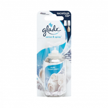 Glade Sense & Spray Pure Clean Linen, NACHFÜLLUNG (Kartusche), 18ml